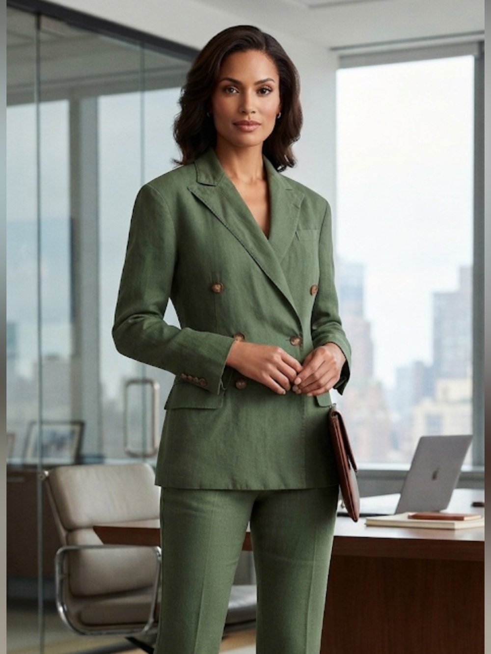 New Polo by Ralph Lauren Dark Green Women's Blazer size 2